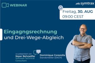 Titel des Webinars eingeblendet sowie Informationen wann das Webinar stattfindet